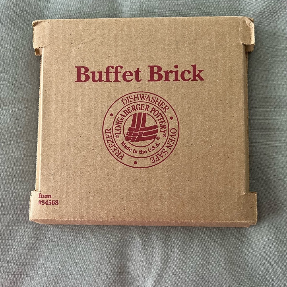 Longaberger Pottery Buffet Brick Trivet - NEW in the Box